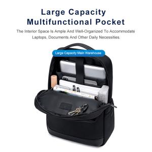 ARCTIC HUNTER τσάντα πλάτης B00671 με θήκη laptop 15.6", 16L, μαύρη | Προσωπική Φροντίδα | elabstore.gr