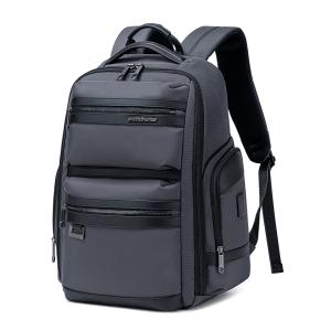 ARCTIC HUNTER τσάντα πλάτης B00682 με θήκη laptop 15.6", USB, λουκέτο TSA, 23.5L, γκρι | Προσωπική Φροντίδα | elabstore.gr