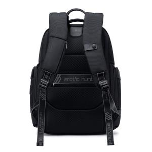 ARCTIC HUNTER τσάντα πλάτης B00683 με θήκη laptop 15.6", USB, 20.5L, μαύρη | Προσωπική Φροντίδα | elabstore.gr