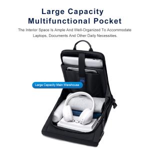 ARCTIC HUNTER τσάντα πλάτης B00684 με θήκη laptop 15.6", 18.5L, μαύρη | Προσωπική Φροντίδα | elabstore.gr