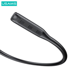 USAMS earphones YQ24 με μαγνήτη, Bluetooth, 130mAh, μαύρα | Αξεσουάρ κινητών | elabstore.gr