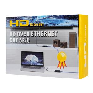 POWERTECH HDMI video extender CAB-H190 μέσω καλωδίου RJ45, 1080p/60Hz, έως 60m | Καλώδια - Αντάπτορες | elabstore.gr