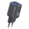 USAMS φορτιστής τοίχου US-CC251, USB-C, 30W, GaN, μαύρος | Αξεσουάρ κινητών | elabstore.gr