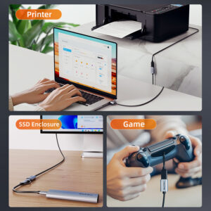 CABLETIME καλώδιο προέκτασης USB CT-AMAF1, 5Gbps, 2m, μαύρο | Καλώδια - Αντάπτορες | elabstore.gr