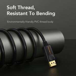 CABLETIME καλώδιο mini DisplayPort σε DisplayPort CT-AV588-02G, 4K/60Hz, 1m, λευκό | Καλώδια - Αντάπτορες | elabstore.gr