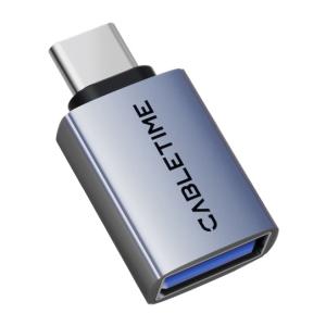 CABLETIME αντάπτορας USB-C σε USB CT-CMAF10-AG, 10Gbps, γκρι | Καλώδια - Αντάπτορες | elabstore.gr