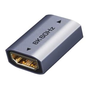 CABLETIME αντάπτορας HDMI CT-HEF8K-AG, 8K/60Hz, 4K/120Hz, 48 Gbps, γκρι | Καλώδια - Αντάπτορες | elabstore.gr
