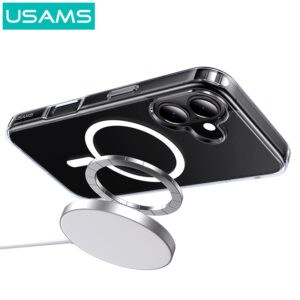 USAMS θήκη Ice Magnet US-BH889 για iPhone 16, διάφανη | Αξεσουάρ κινητών | elabstore.gr