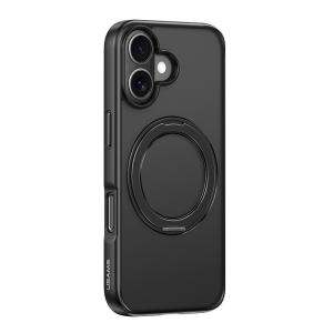 USAMS θήκη GZ US-BH893 για iPhone 16, διάφανη/μαύρη | Αξεσουάρ κινητών | elabstore.gr