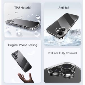 USAMS θήκη Primary US-BH887 για iPhone 16 Plus, διάφανη | Αξεσουάρ κινητών | elabstore.gr