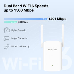 MERCUSYS range extender ME60X, WiFi 6, 1500Mbps AX1500, Ver. 1.0 | Δικτυακά | elabstore.gr
