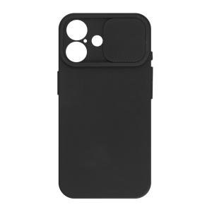 POWERTECH θήκη Camshield Soft MOB-1988 για iPhone 16, μαύρη | Αξεσουάρ κινητών | elabstore.gr