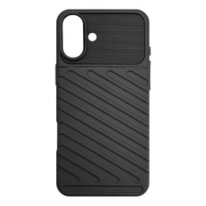 POWERTECH θήκη Thunder MOB-1995 για iPhone 16, μαύρη | Αξεσουάρ κινητών | elabstore.gr