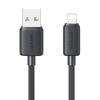 USAMS καλώδιο Lightning σε USB US-SJ689, 12W, 480Mbps, 1m, μαύρο | Καλώδια - Αντάπτορες | elabstore.gr