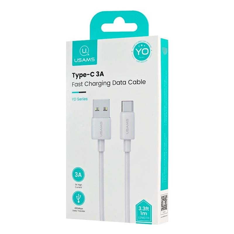 USAMS καλώδιο USB-C σε USB US-SJ708, 18W, 480Mbps, 1m, λευκό | eLabstore.gr USAMS καλώδιο USB-C σε USB US-SJ708, 18W, 480Mbps, 1m, λευκό | Καλώδια - Αντάπτορες | elabstore.gr