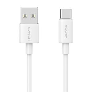 USAMS καλώδιο USB-C σε USB US-SJ708, 18W, 480Mbps, 1m, λευκό | Καλώδια - Αντάπτορες | elabstore.gr