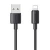 USAMS καλώδιο Lightning σε USB US-SJ709, 12W, 480Mbps, 1m, μαύρο | Καλώδια - Αντάπτορες | elabstore.gr