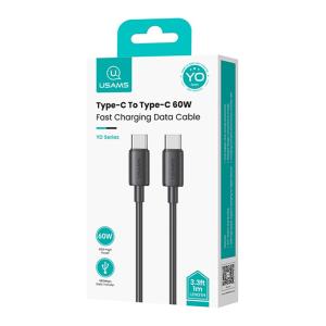 USAMS καλώδιο USB-C US-SJ711, 60W, 480Mbps, 1m, μαύρο | eLabstore.gr USAMS καλώδιο USB-C US-SJ711, 60W, 480Mbps, 1m, μαύρο | Καλώδια - Αντάπτορες | elabstore.gr