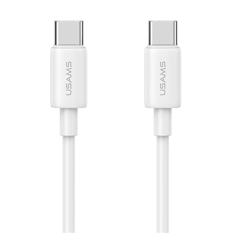 USAMS καλώδιο USB-C US-SJ711, 60W, 480Mbps, 1m, λευκό | eLabstore.gr USAMS καλώδιο USB-C US-SJ711, 60W, 480Mbps, 1m, λευκό | Καλώδια - Αντάπτορες | elabstore.gr