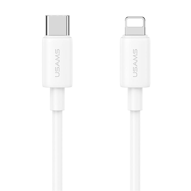USAMS καλώδιο Lightning σε USB-C US-SJ712, 30W, 480Mbps, 1m, λευκό | eLabstore.gr USAMS καλώδιο Lightning σε USB-C US-SJ712, 30W, 480Mbps, 1m, λευκό | Καλώδια - Αντάπτορες | elabstore.gr