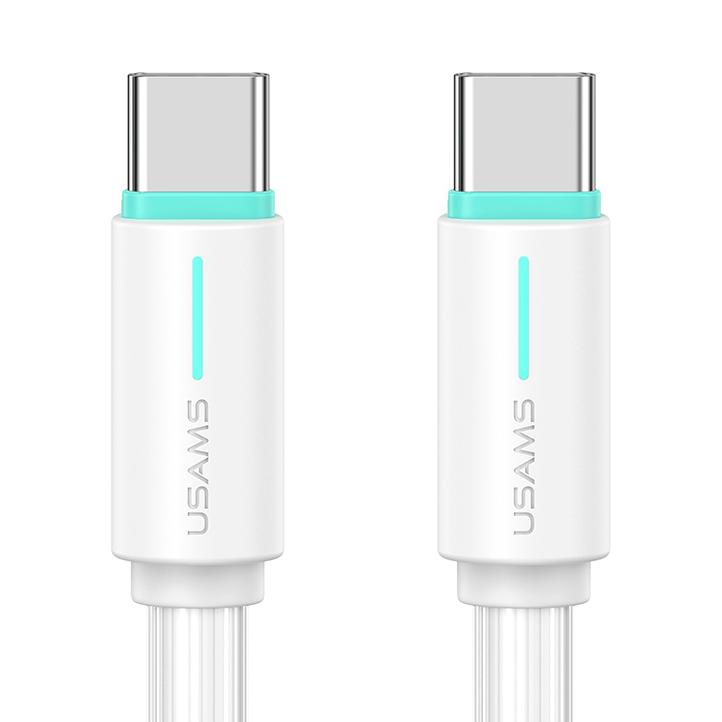 USAMS καλώδιο USB-C US-SJ734, 60W, 480Mbps, 1m, λευκό | eLabstore.gr USAMS καλώδιο USB-C US-SJ734, 60W, 480Mbps, 1m, λευκό | Καλώδια - Αντάπτορες | elabstore.gr