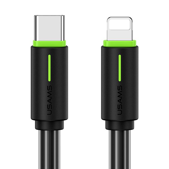 USAMS καλώδιο Lightning σε USB-C US-SJ735, 30W, 480Mbps, 1m, μαύρο | eLabstore.gr USAMS καλώδιο Lightning σε USB-C US-SJ735, 30W, 480Mbps, 1m, μαύρο | Καλώδια - Αντάπτορες | elabstore.gr