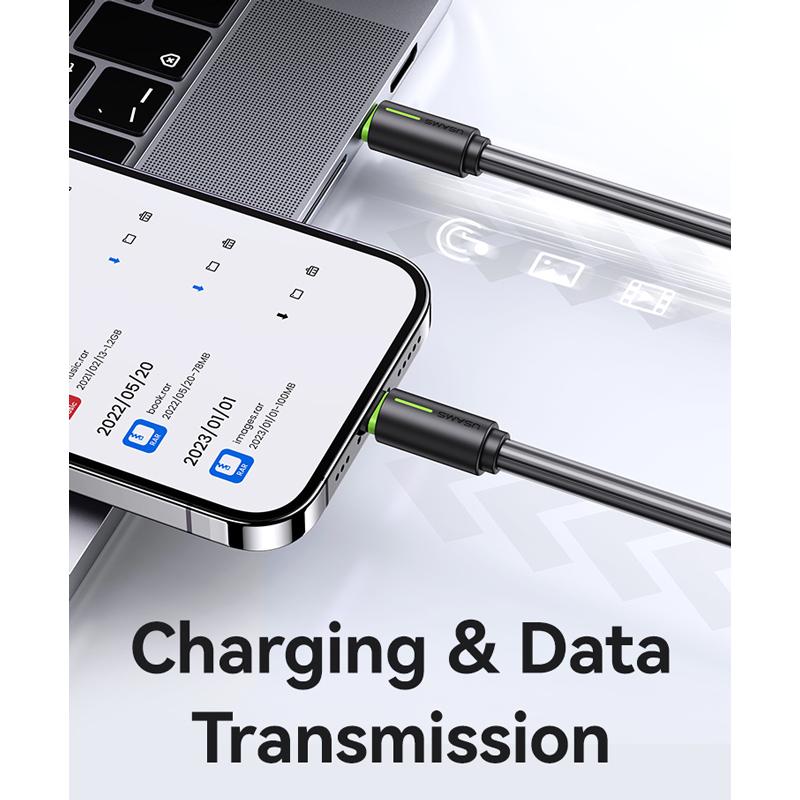 USAMS καλώδιο Lightning σε USB-C US-SJ735, 30W, 480Mbps, 1m, λευκό | eLabstore.gr USAMS καλώδιο Lightning σε USB-C US-SJ735, 30W, 480Mbps, 1m, λευκό | Καλώδια - Αντάπτορες | elabstore.gr