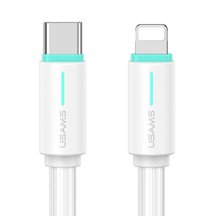 USAMS καλώδιο Lightning σε USB-C US-SJ735, 30W, 480Mbps, 1m, λευκό | eLabstore.gr USAMS καλώδιο Lightning σε USB-C US-SJ735, 30W, 480Mbps, 1m, λευκό | Καλώδια - Αντάπτορες | elabstore.gr