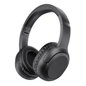 USAMS headphones YG23, ασύρματα & ενσύρματα, Φ40mm, 300mAh, μαύρα | Αξεσουάρ κινητών | elabstore.gr