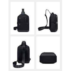 ARCTIC HUNTER τσάντα Crossbody XB00678, 2.4L, μαύρη | eLabstore.gr