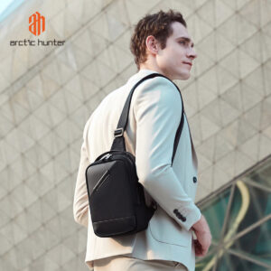 ARCTIC HUNTER τσάντα Crossbody XB00693, 2.7L, μαύρη | Προσωπική Φροντίδα | elabstore.gr