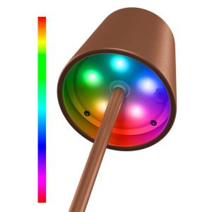 GOOBAY επιτραπέζιο φωτιστικό 73931, RGB, επαναφορτιζόμενο, μπρούτζινο | Φωτισμός | elabstore.gr