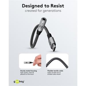 GOOBAY αντάπτορας USB-C σε 3.5mm 74056, γκρι | eLabstore.gr GOOBAY αντάπτορας USB-C σε 3.5mm 74056, γκρι | Καλώδια - Αντάπτορες | elabstore.gr
