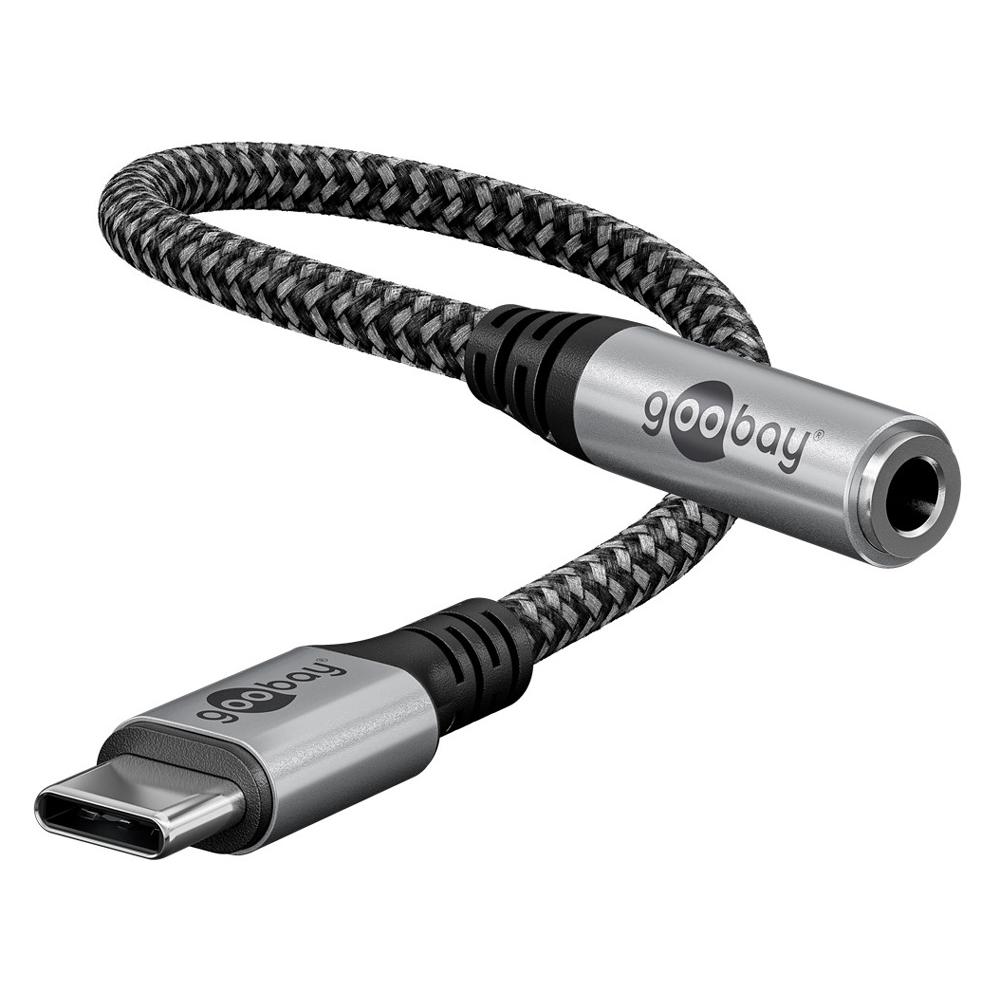 GOOBAY αντάπτορας USB-C σε 3.5mm 74056, γκρι | eLabstore.gr GOOBAY αντάπτορας USB-C σε 3.5mm 74056, γκρι | Καλώδια - Αντάπτορες | elabstore.gr