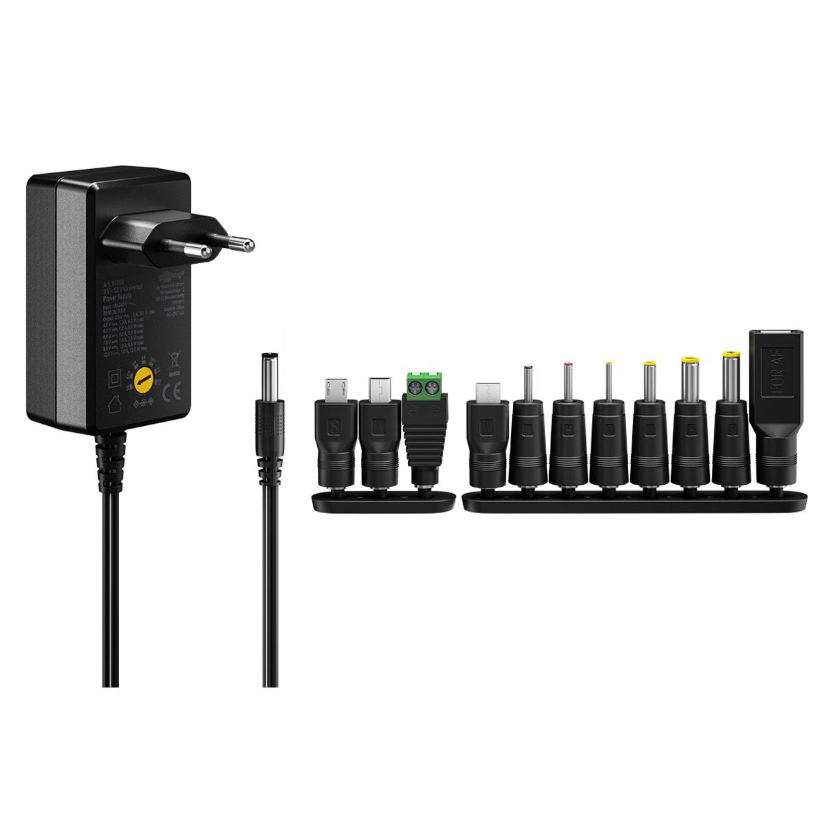 GOOBAY επιτοίχιος φορτιστής 74436, 5V-15V, 36W, 12 tips | eLabstore.gr GOOBAY επιτοίχιος φορτιστής 74436, 5V-15V, 36W, 12 tips | Τροφοδοσία Ρεύματος | elabstore.gr