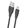 CELEBRAT καλώδιο micro USB σε USB CB-31, 15W, 480Mbps, 1m, μαύρο | Καλώδια - Αντάπτορες | elabstore.gr