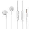 CELEBRAT earphones με μικρόφωνο G34, 3.5mm σύνδεση, 14mm, 1.2m, λευκά | Αξεσουάρ κινητών | elabstore.gr
