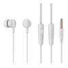 CELEBRAT earphones με μικρόφωνο G35, 3.5mm σύνδεση, 10mm, 1.2m, λευκά | Αξεσουάρ κινητών | elabstore.gr