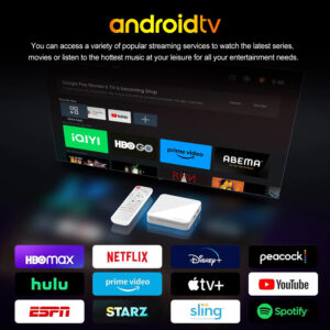 H96 MAX TV Box H313, 4K, 2/16GB, WiFi 6, Bluetooth, Android 14 | Εικόνα & Ήχος | elabstore.gr