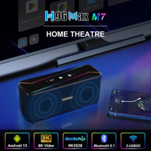 H96 MAX TV Box & ηχείο M7, RK3528, 8K, 4/32GB, WiFi, Bluetooth, Android 13 | Εικόνα & Ήχος | elabstore.gr