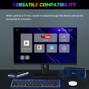 H96 MAX TV Box & ηχείο M7, RK3528, 8K, 4/32GB, WiFi, Bluetooth, Android 13 | eLabstore.gr
