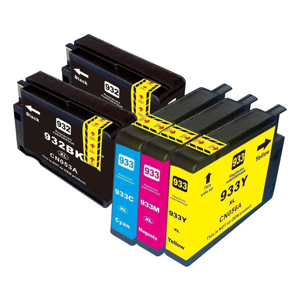 Σετ συμβατά Inkjet για HP, 2x 932XL μαύρο, 1x 933XL magenta, 1x 933XL κίτρινο, 1x 933XL κυανό | eLabstore.gr Σετ συμβατά Inkjet για HP, 2x 932XL μαύρο, 1x 933XL magenta, 1x 933XL κίτρινο, 1x 933XL κυανό | Inkjet Μελάνια | elabstore.gr