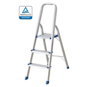 HOME USE σκάλα αλουμινίου HUH-0201 με 2+1 σκαλοπάτια, EN131 TUV, 117.5cm | Αναλώσιμα - Είδη Γραφείου | elabstore.gr