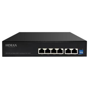 HIMAX PoE switch PS1402E-L, 4x Ethernet PoE & 2x Ethernet θύρες, έως 100Mbps | Δικτυακά | elabstore.gr