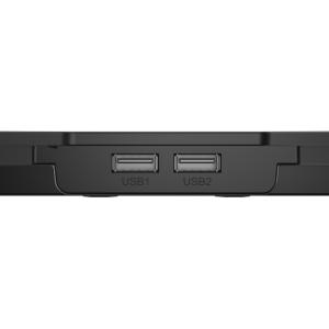 POWERTECH βάση & ψύξη laptop PT-1346, έως 15.6", 2x 125mm LED fan, μαύρη | Αξεσουάρ για Laptop | elabstore.gr
