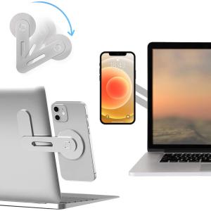 POWERTECH βάση για smartphone PT-1352, μαγνητική, ασημί | Αξεσουάρ κινητών | elabstore.gr