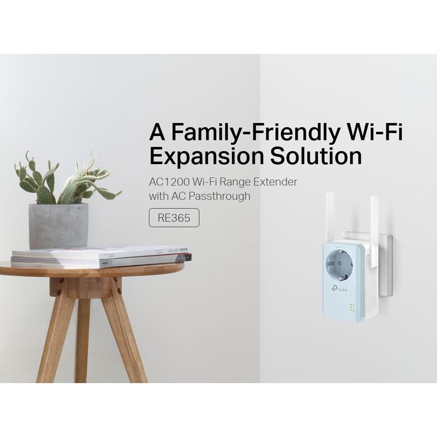 TP-LINK WiFi range extender RE365 με Passthrough, AC1200 1200Mbps, Ver. 3.0 | eLabstore.gr TP-LINK WiFi range extender RE365 με Passthrough, AC1200 1200Mbps, Ver. 3.0 | Δικτυακά | elabstore.gr