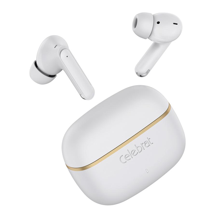 CELEBRAT earphones με θήκη φόρτισης WD03, True Wireless, 13mm, 30/300mAh, λευκά | eLabstore.gr CELEBRAT earphones με θήκη φόρτισης WD03, True Wireless, 13mm, 30/300mAh, λευκά | Αξεσουάρ κινητών | elabstore.gr