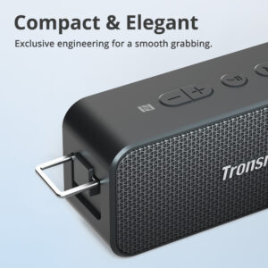 TRONSMART φορητό ηχείο T2 Plus Upgraded, 20W, Bluetooth/NFC, 4000mAh, μαύρο | Εικόνα & Ήχος | elabstore.gr