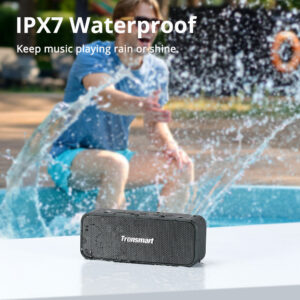 TRONSMART φορητό ηχείο T2 Plus Upgraded, 20W, Bluetooth/NFC, 4000mAh, μαύρο | eLabstore.gr